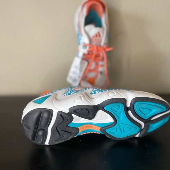 adidas Other - Adidas blue/orange boost Men 8.5
